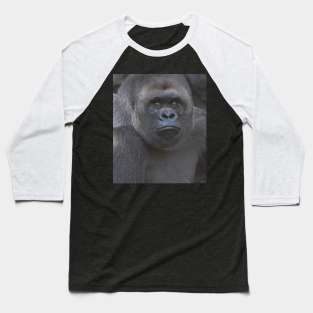 Western Lowland Gorilla Baseball T-Shirt